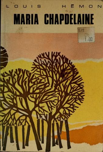 Couverture du livre « Maria Chapdelaine » de Louis Hémon