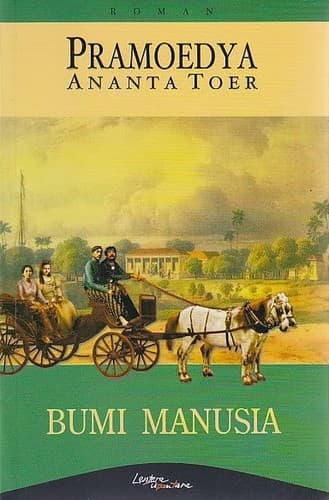 Sampul buku 'Bumi Manusia' karya Pramoedya Ananta Toer.