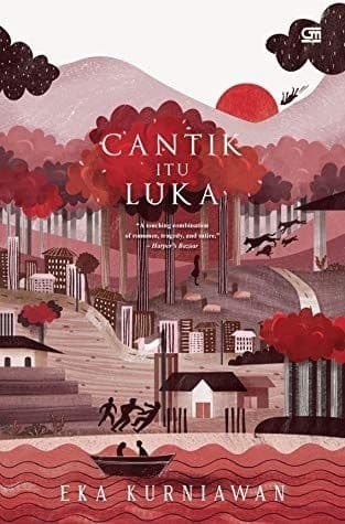 Sampul buku 'Cantik Itu Luka' karya Eka Kurniawan.