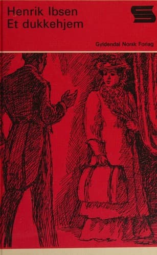 Omslaget til boken «Et dukkehjem» av Henrik Ibsen