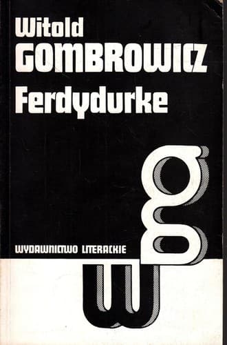 Okładka książki „Ferdydurke” Witolda Gombrowicza